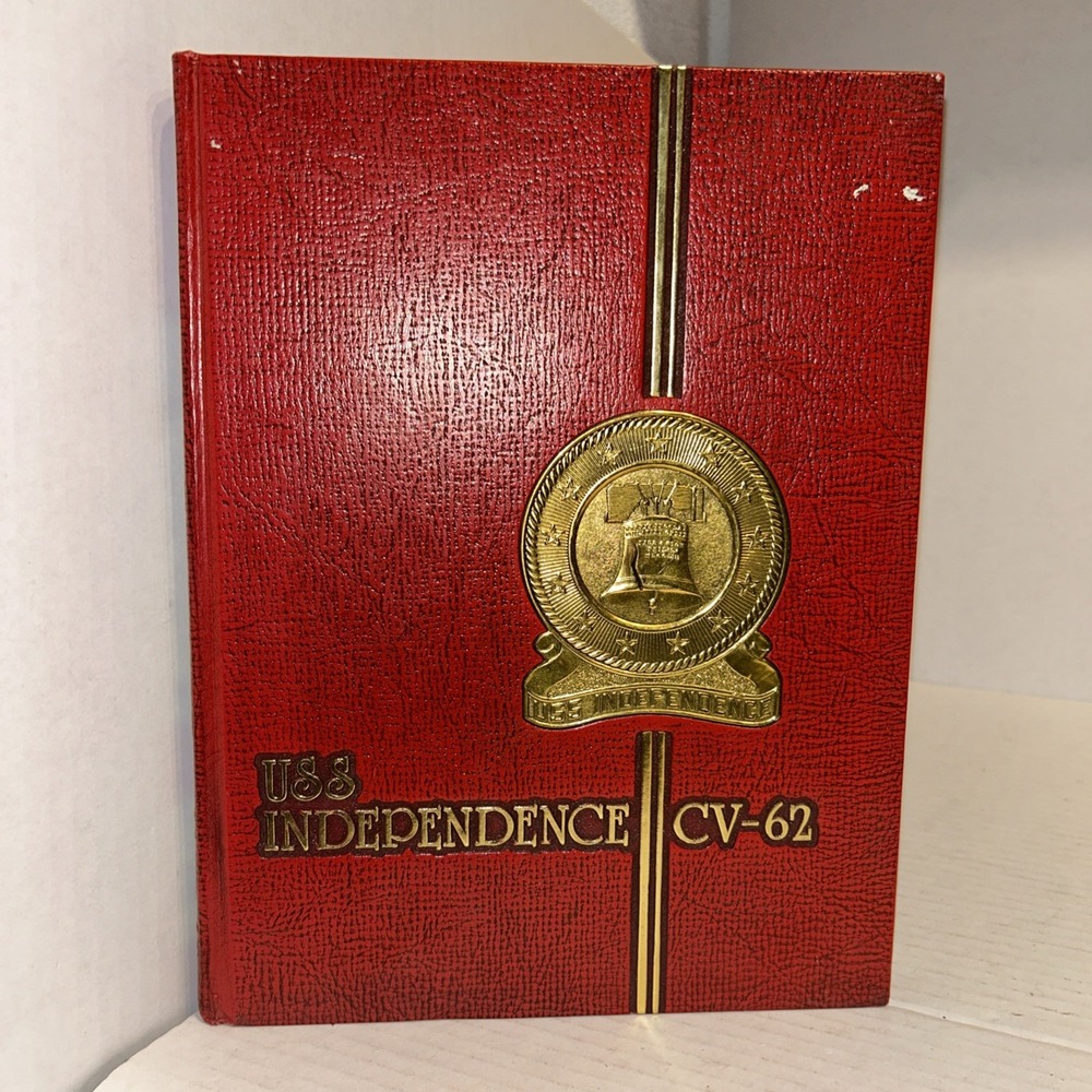 USS Independence CV-62 1980 1981 Caribbean Mediterranean Deployment Cruise Book